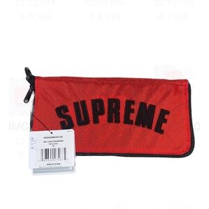HTF NWT SUPREME SS19 THE NORTH FACE ARC
LOGO ORGANIZER RED TRAVEL POUCH …